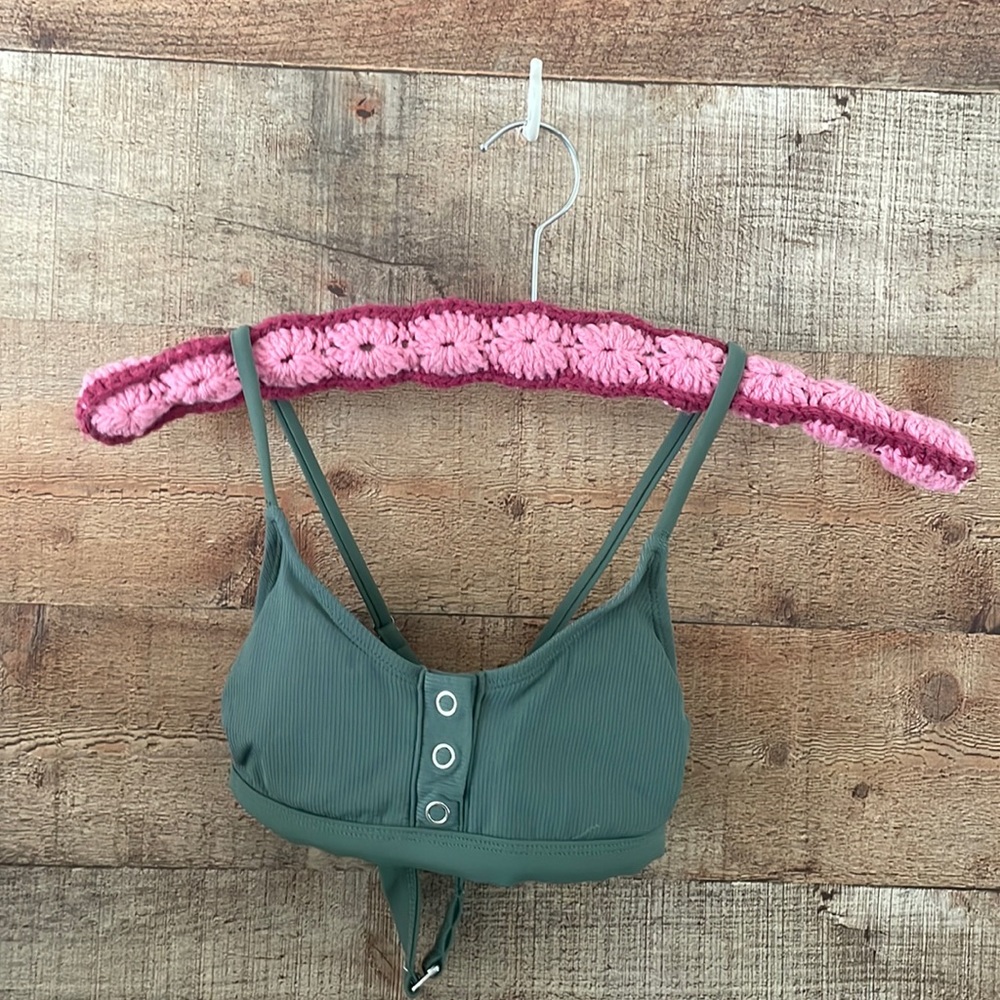 Xhilaration Button Down Bikini Top